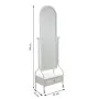 Miroir sur pied Alexandra House Living Blanc Fer 38 x 184 x 65 cm de Alexandra House Living, Miroirs en pied - Réf : D1630723...