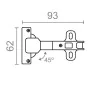 Bisagra EDM BC09 35 mm 45º Acero de EDM, Bisagras - Ref: S7920624, Precio: 6,74 €, Descuento: %