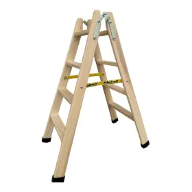 4-step folding ladder Plabell Wood 114 x 31/48 cm by Plabell, Folding Steps - Ref: S7920672, Price: 65,85 €, Discount: %