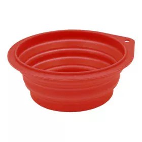 Gamelle Pliable pour Animaux Domestiques Nayeco Rouge Silicone 500 ml de Nayeco, Assiettes de voyage - Réf : S7920675, Prix :...