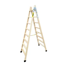 8-step folding ladder Plabell bld-8 Wood 214 x 31/62 cm by Plabell, Folding Steps - Ref: S7920763, Price: 121,00 €, Discount: %