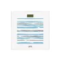 Balance Numérique de Salle de Bain LAICA PS1074 Blanc A rayures Multicouleur Verre trempé 150 kg de LAICA, Balances - Réf : S...