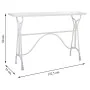 Hall Alexandra House Living White Iron 33 x 80 x 122 cm by Alexandra House Living, Tables - Ref: D1630727, Price: 113,76 €, D...