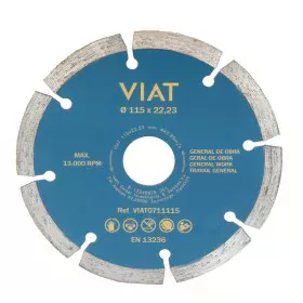 Cutting disc Viat 0711115 Masonry/Works Dry Ø 115 x 2 x 22,2 mm by Viat, Abrasive wheels and discs - Ref: S7920944, Price: 8,...