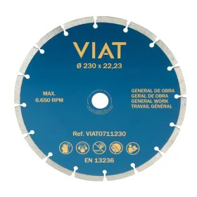 Disque de coupe Viat 0711230 Maçonnerie/travaux Sec Ø 230 x 3 x 22,2 mm de Viat, Roues et disques abrasifs - Réf : S7920945, ...