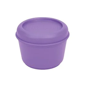 Recipiente Conservador de Alimentos Milan Sunset Violeta Plástico Redondo 250 ml Ø 10 x 7 cm de Milan, Almacenamiento de alim...