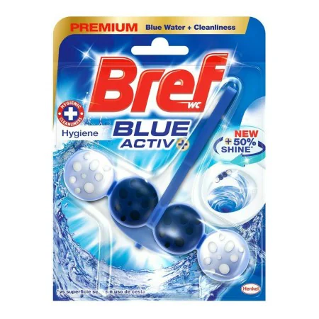 Désodorisant pour toilettes Bref Blue Activ Aqua Affichette de poignée de porte 125 ml de Bref, Nettoyants WC - Réf : S792106...