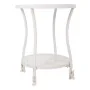 Mesa de Centro Alexandra House Living Blanco Vidrio Hierro 50 x 60 x 50 cm de Alexandra House Living, Mesas - Ref: D1630730, ...