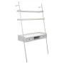 Scrivania con scaffali Alexandra House Living Bianco 45 x 188 x 107 cm di Alexandra House Living, Scrivanie e tavoli per comp...