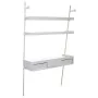 Scrivania con scaffali Alexandra House Living Bianco 45 x 188 x 107 cm di Alexandra House Living, Scrivanie e tavoli per comp...