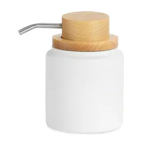 Dispenser di Sapone Andrea House ba22084 Poliresina Cenere Bianco 300 ml di Andrea House, Supporti e distributori - Rif: S792...