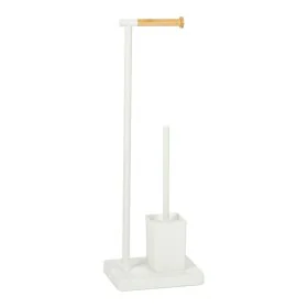 Toilet Paper Holder with Brush Stand Andrea House ba72127 Metal by Andrea House, Toilet accessories - Ref: S7921458, Price: 4...