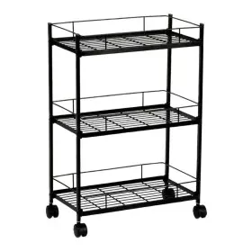 Vegetable trolley Andrea House cc72095 3 Shelves Black Metal by Andrea House, Shelves and supports - Ref: S7921476, Price: 71...