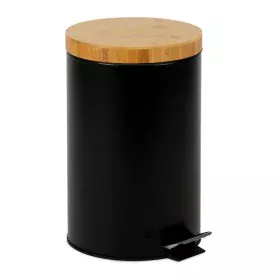 Rubbish Bin Andrea House cc72108 Black Metal 12 L by Andrea House, Waste and recycling - Ref: S7921479, Price: 44,77 €, Disco...