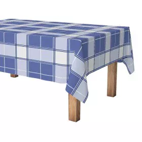 Tablecloth roll Exma Anti-stain Blue Squared Classic 140 cm x 25 m by Exma, Tablecloths - Ref: S7921603, Price: 136,35 €, Dis...