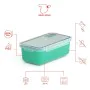 Food Preservation Container Valira 6090/97 Hermetic Turquoise Thermoplastic PBT Rectangular 750 ml by Valira, Food storage - ...