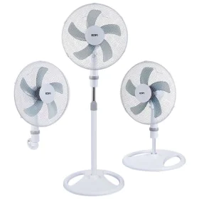 Ventilatore EDM 33530 Bianco 45 W 3 in 1 di EDM, Ventilatori a piantana - Rif: S7921711, Prezzo: 39,72 €, Sconto: %