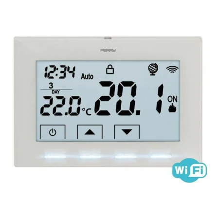 Cronotermostato Senza Fili Perry 1tx cr029 Wi-Fi Bianco di Perry, Termostati e accessori - Rif: S7921741, Prezzo: 95,20 €, Sc...