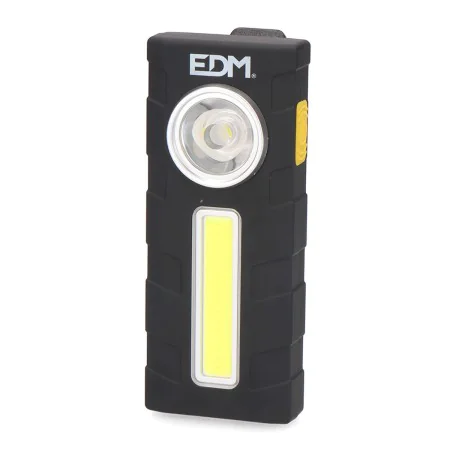 Lampe Torche LED EDM Flasque Noir 320 Lm de EDM, Lampes et lampes de poche - Réf : S7921744, Prix : 9,12 €, Remise : %