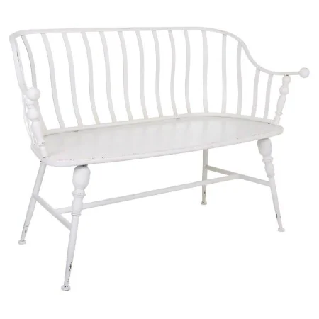 Banc Alexandra House Living Blanc Fer 53 x 86 x 128 cm de Alexandra House Living, Bancs - Réf : D1630739, Prix : 204,73 €, Re...