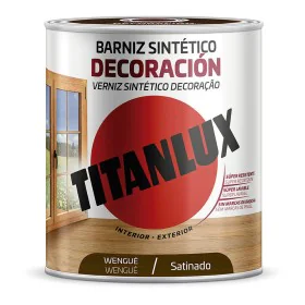 Synthetic varnish Titanlux m11100714 Decoration Satin finish Wengue 250 ml by Titanlux, Varnish - Ref: S7921778, Price: 14,19...