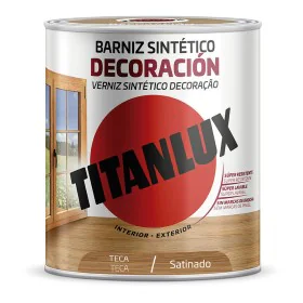 Barniz sintético Titanlux m11100914 Decoración Satinado Teca 250 ml de Titanlux, Barnices - Ref: S7921780, Precio: 14,19 €, D...