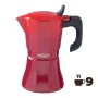 Cafeteira Italiana Oroley Petra 9 Copos Vermelho Alumínio de Oroley, Cafeteiras italianas - Ref: S7921789, Preço: 44,14 €, De...