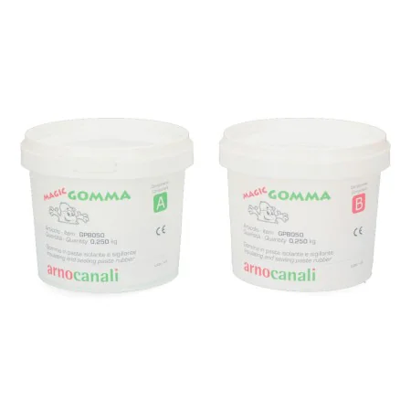 Kit di isolanti e sigillanti bicomponenti ArnoCanal Magic Gomma 2 x 250 g di ArnoCanal, Adesivi bicomponenti - Rif: S7921809,...