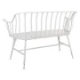 Bench Alexandra House Living White Iron 53 x 86 x 128 cm by Alexandra House Living, Benches - Ref: D1630739, Price: 230,63 €,...