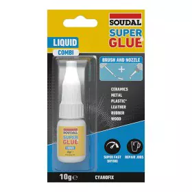 Adesivo Istantaneo Soudal 160024 10 g di Soudal, Super colla - Rif: S7921834, Prezzo: 10,45 €, Sconto: %