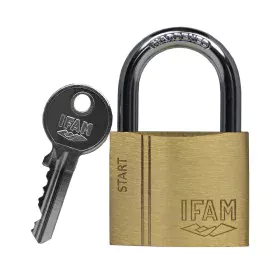 Key padlock IFAM SR40 Brass Steel 1,31 x 3,98 x 3,19 cm by IFAM, Keyed Padlocks - Ref: S7921860, Price: 7,02 €, Discount: %