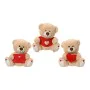 Ours en peluche EDM 808762 Saint Valentin 15 cm de EDM, Animaux et personnages - Réf : S7922411, Prix : 11,93 €, Remise : %