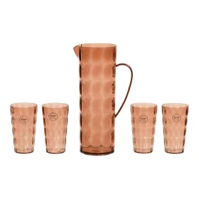 Jug and glasses set EDM 869702 Recycled plastic (5 Pieces) by EDM, Drinkware Sets - Ref: S7922413, Price: 12,03 €, Discount: %