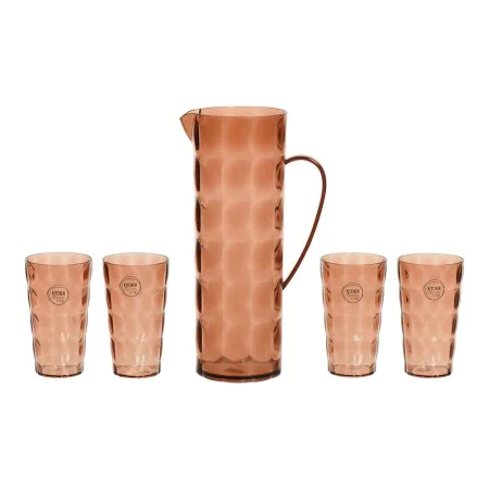 Jug and glasses set EDM 869702 Recycled plastic (5 Pieces) by EDM, Drinkware Sets - Ref: S7922413, Price: 11,54 €, Discount: %