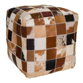 Pouffe Alexandra House Living Leather 40 x 40 x 40 cm by Alexandra House Living, Bean Bags - Ref: D1630743, Price: 148,21 €, ...