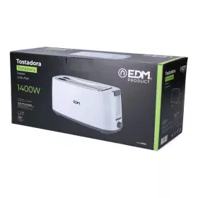 Tostadora EDM White Design Doble ranura 1400 W de EDM, Tostadoras - Ref: S7922548, Precio: 29,85 €, Descuento: %