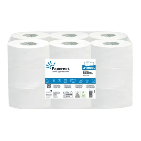 Toilettenpapierrollen Papernet Mini Jumbo 418086 (18 Stück) Doppelte Schicht von Papernet, Toilettenpapiere - Ref: S7922643, ...