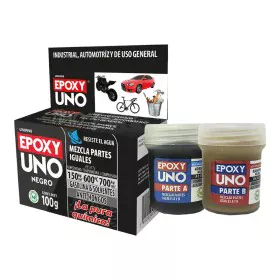 Adhésif époxy à deux composants Fusion Epoxy Black Label Unon98 Universel Noir 100 g de Fusion Epoxy Black Label, Colles bi-c...