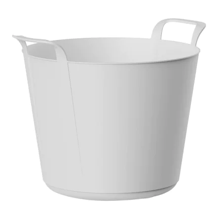 Bac plastique multi-usages Plastiken 88101 Blanc 42 L de Plastiken, Boîtes de rangement ouvertes - Réf : S7922676, Prix : 8,0...