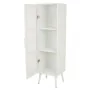 Armário Alexandra House Living Prateado white wedding Bambu Madeira MDF 37 x 139 x 40 cm de Alexandra House Living, Armários ...