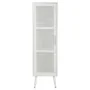 Armário Alexandra House Living Prateado white wedding Bambu Madeira MDF 37 x 139 x 40 cm de Alexandra House Living, Armários ...