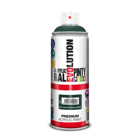 Peinture en spray Pintyplus Evolution RAL 6005 Moss Green 400 ml Mat de Pintyplus, Peintures à pulvériser - Réf : S7922738, P...