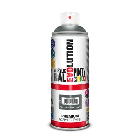 Peinture en spray Pintyplus Evolution RAL 7012 Basalt grey 400 ml de Pintyplus, Peintures à pulvériser - Réf : S7922742, Prix...