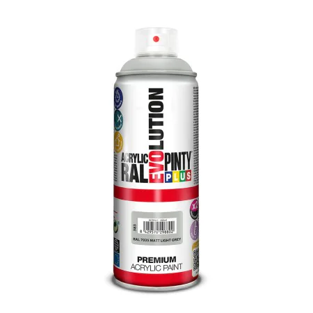 Peinture en spray Pintyplus Evolution RAL 7035 Gris clair 400 ml Mat de Pintyplus, Peintures à pulvériser - Réf : S7922744, P...