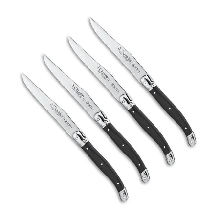 Meat Knife Set 3 Claveles Bistro 11,5 cm (4 Units) by 3 Claveles, Filleting Knives - Ref: S7922799, Price: 14,23 €, Discount: %