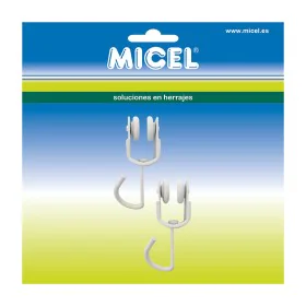 Polia para cortina Micel TLD18 Interior Branco 2 Unidades de Micel, Barras e calhas - Ref: S7922846, Preço: 10,06 €, Desconto: %