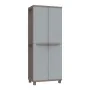 Armoire à balai Terry Jrattan 368 Gris 68 x 37,5 x 170 cm Plastique 4 Etagères de Terry Store-Age, Armoires-vestiaires - Réf ...