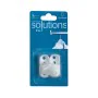 Support de tringle de penderie Stor Planet Cintacor Blanc Ovale 15 x 25 mm (2 Unités) de Stor Planet, Accessoires de rangemen...