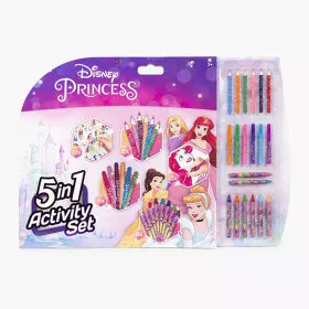 Colouring Activity Box Disney Princess 5-in-1 by Disney Princess, Notebooks and colouring books - Ref: S7922997, Price: 12,61...