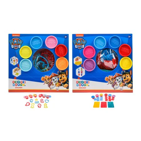 Conjunto de Trabalhos Manuais The Paw Patrol Moldes para plasticina Plasticina de The Paw Patrol, Argila e plasticina - Ref: ...